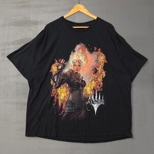 Goat Crew Magic The Gathering T Shirt Black Chandra Graphic Tee XXL